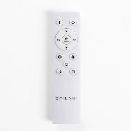 BRILAGI - Dæmpbar LED-loftlampe FALCON II LED/99W/230V 3000-6500K Ø 60 cm hvid/beige + fjernbetjening