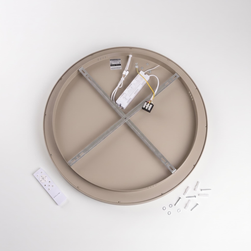 BRILAGI - Dæmpbar LED-loftlampe FALCON II LED/99W/230V 3000-6500K Ø 60 cm hvid/beige + fjernbetjening