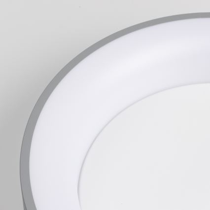 Brilagi - LED-dæmpbar loftlampe FALCON LED/80W/230V 3000-6500K Ø 60 cm grå + fjernbetjening