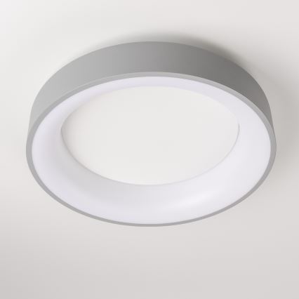 Brilagi - LED-dæmpbar loftlampe FALCON LED/80W/230V 3000-6500K Ø 60 cm grå + fjernbetjening