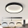 Brilagi - LED dæmpbar loftlampe FALCON MODERN LED/54W/230V 3000-6500K Ø 60 cm sort + fjernbetjening