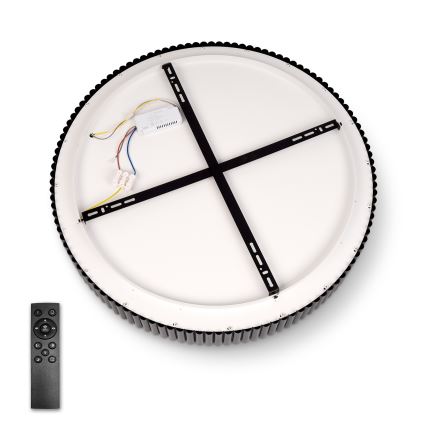 Brilagi - LED dæmpbar loftlampe FALCON MODERN LED/54W/230V 3000-6500K Ø 60 cm sort + fjernbetjening