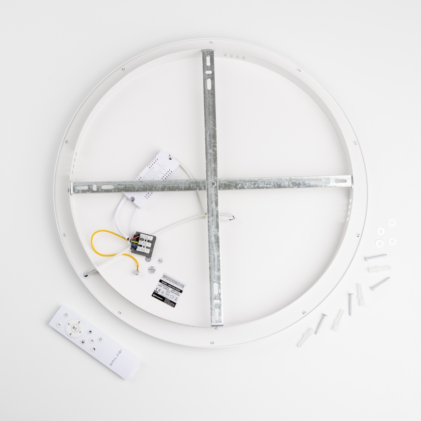 Brilagi - LED dæmpbar loftlampe FALCON SLIM LED/42W/230V 3000-6500K Ø 50 cm hvid + fjernbetjening