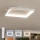 Brilagi - LED-dæmpbar loftlampe FALCON SLIM LED/50W/230V 3000-6500K 50x50 cm hvid + fjernbetjening