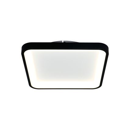 Brilagi - Dæmpbar LED-loftlampe FALCON SLIM LED/50W/230V 3000-6500K 50x50 cm sort + fjernbetjening