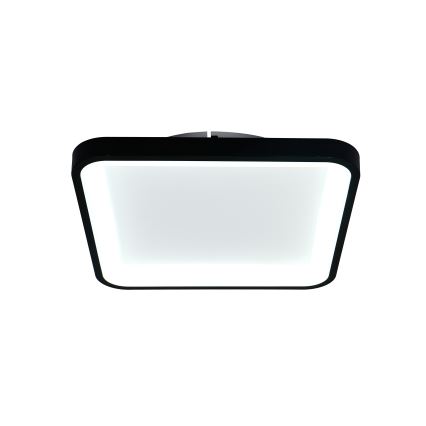 Brilagi - Dæmpbar LED-loftlampe FALCON SLIM LED/50W/230V 3000-6500K 50x50 cm sort + fjernbetjening
