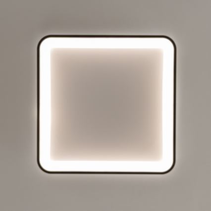 Brilagi - Dæmpbar LED-loftlampe FALCON SLIM LED/50W/230V 3000-6500K 50x50 cm sort + fjernbetjening