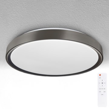 Brilagi - LED dæmpbar loftlampe FANCIA LED/48W/230V 3000-6500K Ø 39 cm antracit + fjernbetjening