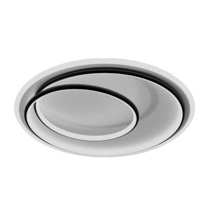 Brilagi - Dæmpbar LED-loftlampe FLARE LED/38W/230V 3000-6000K Ø 48 cm sort/hvid + fjernbetjening