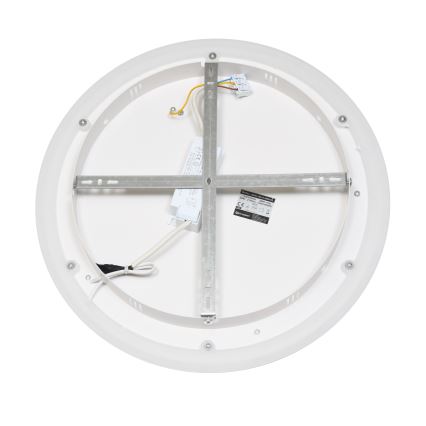 Brilagi - Dæmpbar LED-loftlampe FLARE LED/38W/230V 3000-6000K Ø 48 cm sort/hvid + fjernbetjening