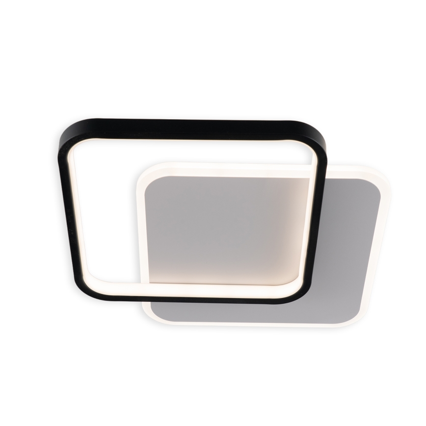Brilagi - LED-dæmpbar loftlampe FLARE LED/43W/230V 3000-6000K 39,5x45 cm hvid/sort + fjernbetjening