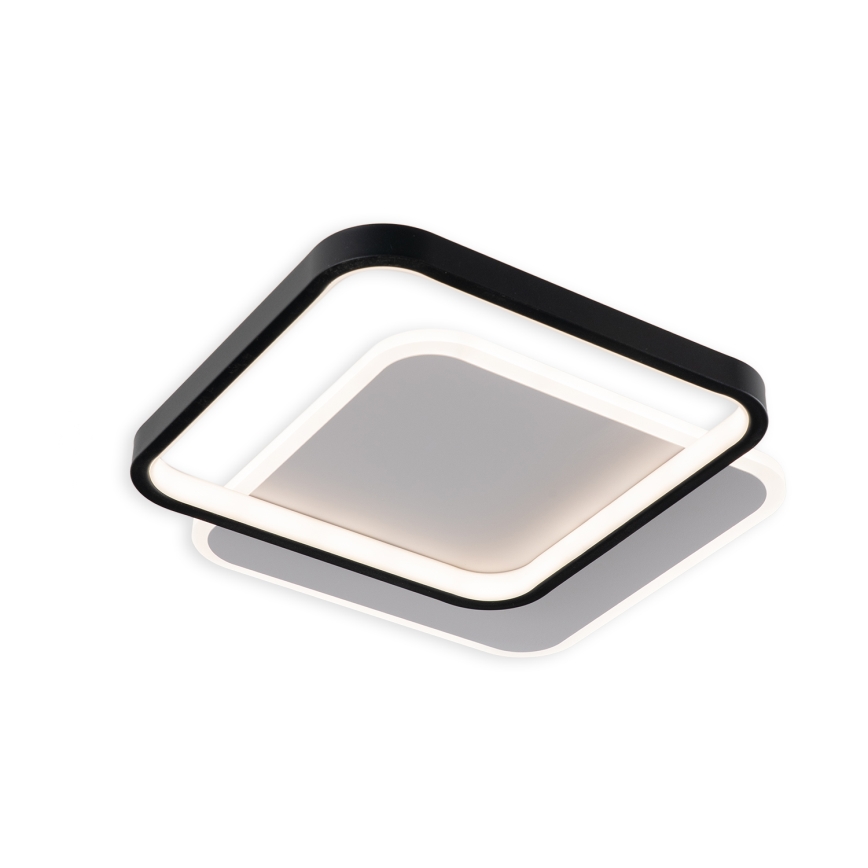 Brilagi - LED-dæmpbar loftlampe FLARE LED/43W/230V 3000-6000K 39,5x45 cm hvid/sort + fjernbetjening