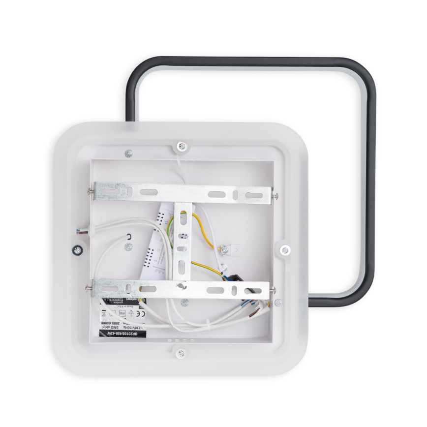 Brilagi - LED-dæmpbar loftlampe FLARE LED/43W/230V 3000-6000K 39,5x45 cm hvid/sort + fjernbetjening