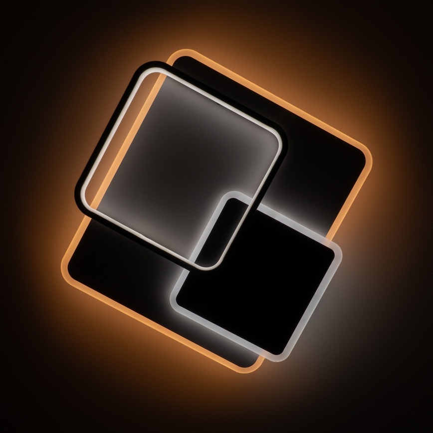 Brilagi - LED dæmpbar loftlampe FLARE LED/64W/230V 45x45 cm 3000/4000/6000K + fjernbetjening