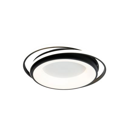 Brilagi - FLARE LED dæmpbar loftlampe 84W 230V 3000-6000K 47x51 cm sort + fjernbetjening