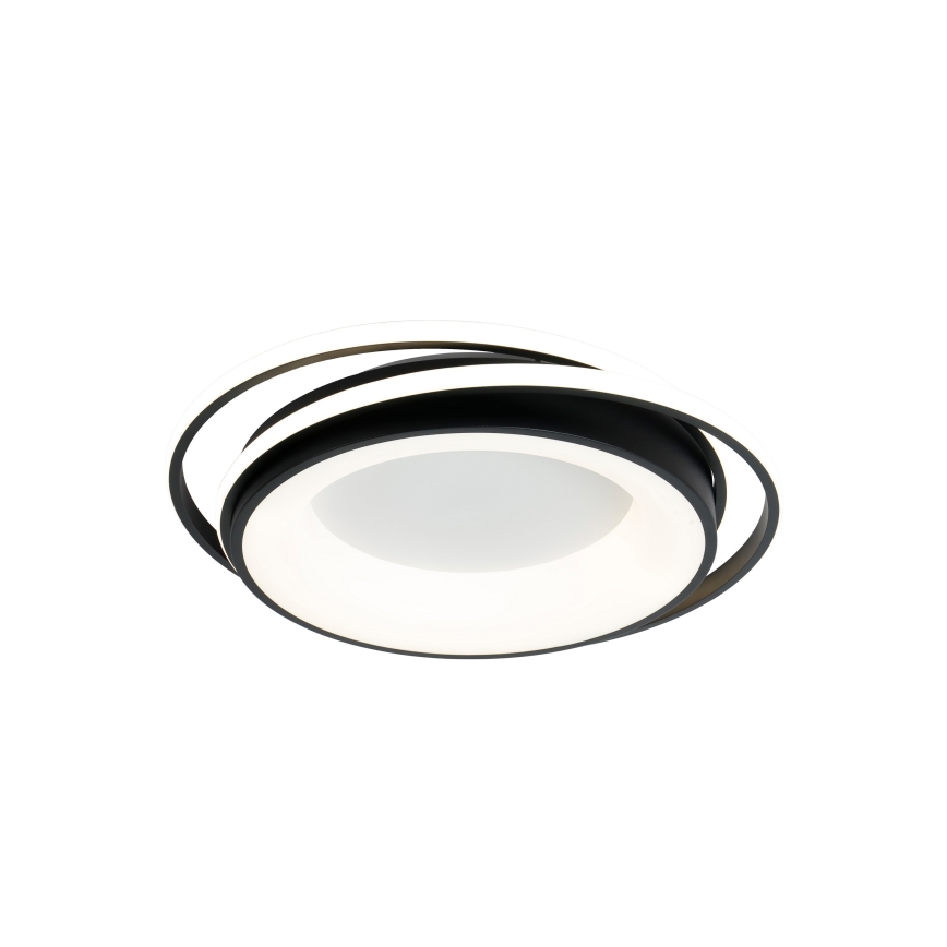 Brilagi - FLARE LED dæmpbar loftlampe 84W 230V 3000-6000K 47x51 cm sort + fjernbetjening