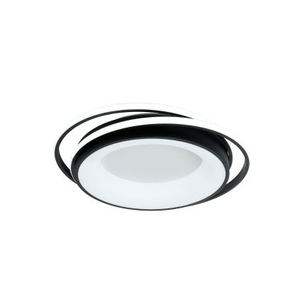 Brilagi - FLARE LED dæmpbar loftlampe 84W 230V 3000-6000K 47x51 cm sort + fjernbetjening