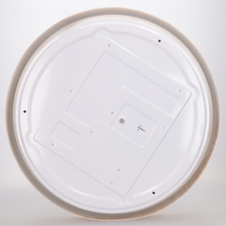 Brilagi - FLOCO LED, dæmpbar loftlampe/48W/230V Ø 40 cm trælook/hvid + fjernbetjening