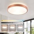 BRILAGI - LED dæmpbar loftlampe GLASS POOL DOUBLE LED/48W/230V Ø 40 cm kobber + fjernbetjening