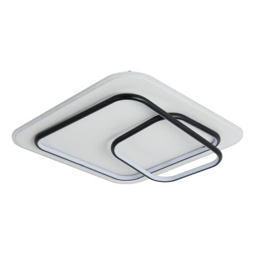Brilagi - LED-dæmpbar loftlampe IRIS LED/81W/230V 3000-6000K 50x50 cm hvid/sort + fjernbetjening