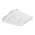 Brilagi - LED Dæmpbar loftlampe IRIS LED/98W/230V 3000-6000K 50x50 cm hvid + fjernbetjening