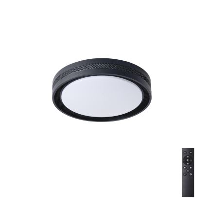Brilagi - LED dæmpbar loftlampe KREON LED/54W/230V 3000-6000K sort Ø 38 cm + fjernbetjening