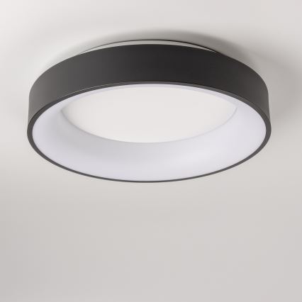Brilagi - LED dæmpbar loftlampe FALCON LED/40W/230V 3000-6500K Ø 45 cm sort + fjernbetjening