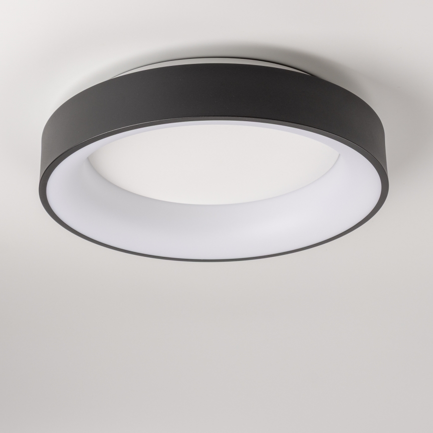 Brilagi - LED dæmpbar loftlampe FALCON LED/40W/230V 3000-6500K Ø 45 cm sort + fjernbetjening