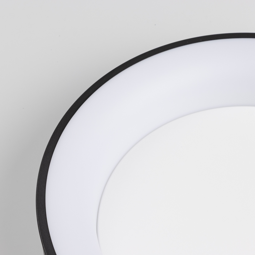 Brilagi - LED dæmpbar loftlampe FALCON LED/40W/230V 3000-6500K Ø 45 cm sort + fjernbetjening