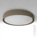 Brilagi - LED-dæmpbar loftlampe LUCIA LED/48W/230V 3000-6500K Ø 41 cm taupe + fjernbetjening