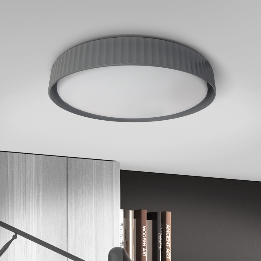 Brilagi - LED dæmpbar loftlampe LUCIA LED/48W/230V 3000-6500K Ø 41 cm grå + fjernbetjening