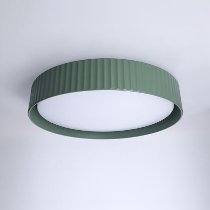 Brilagi - LED Dæmpbar loftlampe LUCIA LED/48W/230V 3000-6500K Ø 41 cm grøn + fjernbetjening