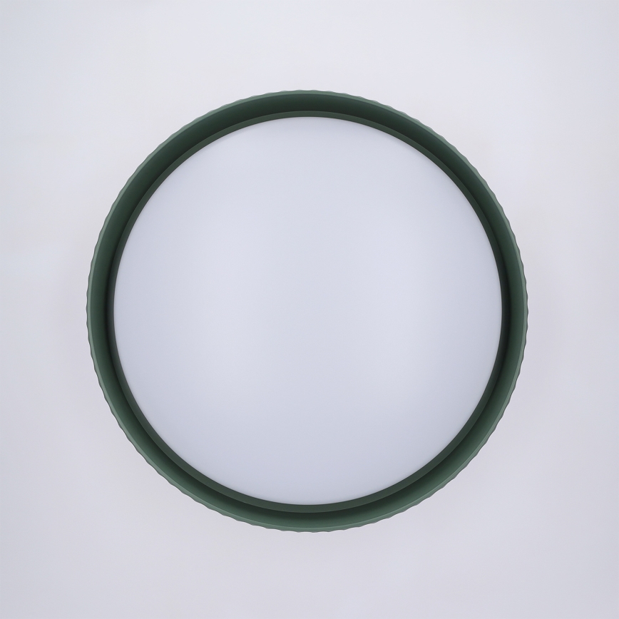 Brilagi - LED Dæmpbar loftlampe LUCIA LED/48W/230V 3000-6500K Ø 41 cm grøn + fjernbetjening