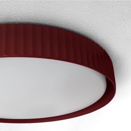 Brilagi - Dæmpbar LED-loftlampe LUCIA LED/48W/230V 3000-6500K Ø 41 cm rød + fjernbetjening