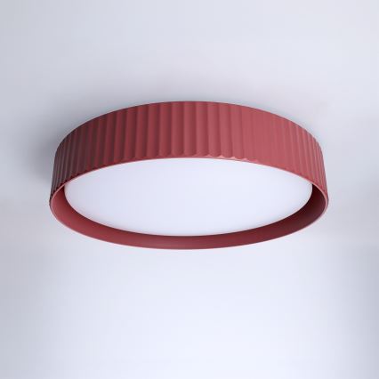 Brilagi - LED dæmpbar loftlampe LUCIA LED/48W/230V 3000-6500K Ø 41 cm rød + fjernbetjening