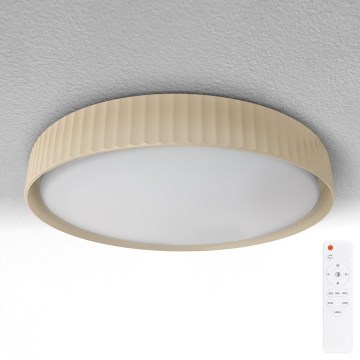Brilagi - LED Dæmpbar loftlampe LUCIA LED/60W/230V 3000-6500K pr. 59 cm beige + fjernbetjening