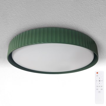 Brilagi - LED Dæmpbar loftlampe LUCIA LED/60W/230V 3000-6500K Ø 59 cm grøn + fjernbetjening