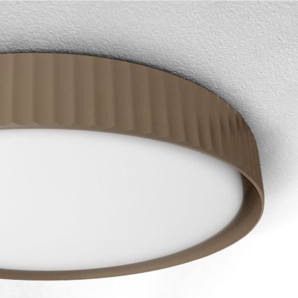 Brilagi - LED-dæmpbar loftlampe LUCIA LED/60W/230V 3000-6500K Ø 59 cm brun + fjernbetjening