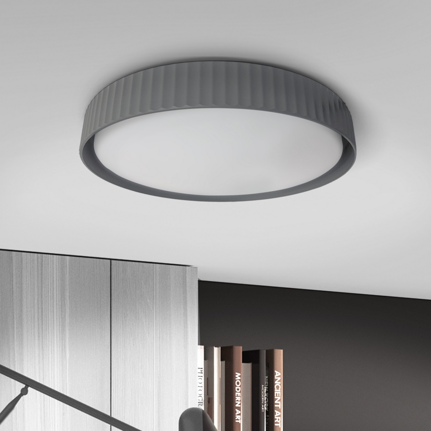Brilagi - LED dæmpbar loftlampe LUCIA LED/60W/230V 3000–6500K Ø 59 cm grå + fjernbetjening
