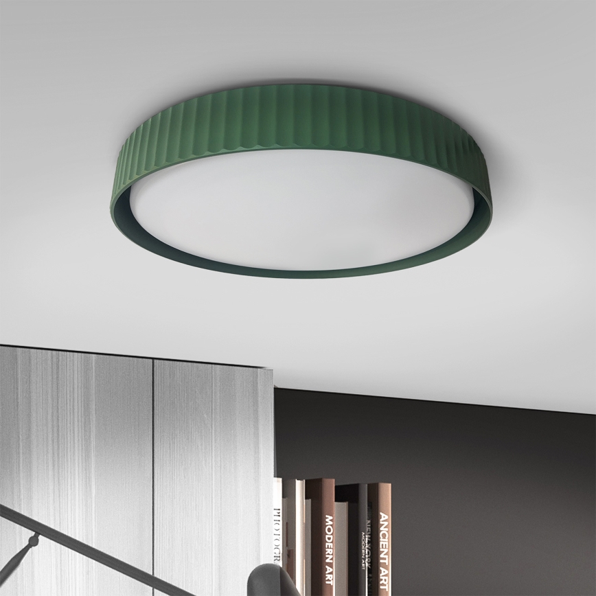 Brilagi - LED Dæmpbar loftlampe LUCIA LED/60W/230V 3000-6500K Ø 59 cm grøn + fjernbetjening