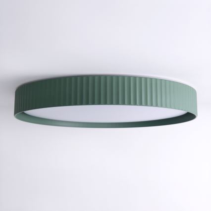 Brilagi - LED dæmpbar loftlampe LUCIA LED/60W/230V 3000-6500K Ø 59 cm grøn + fjernbetjening