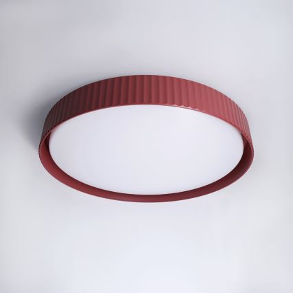 Brilagi - LED-dæmpbar loftlampe LUCIA LED/60W/230V 3000-6500K Ø59 cm rød + fjernbetjening