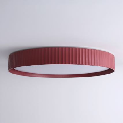 Brilagi - LED-dæmpbar loftlampe LUCIA LED/60W/230V 3000-6500K Ø59 cm rød + fjernbetjening