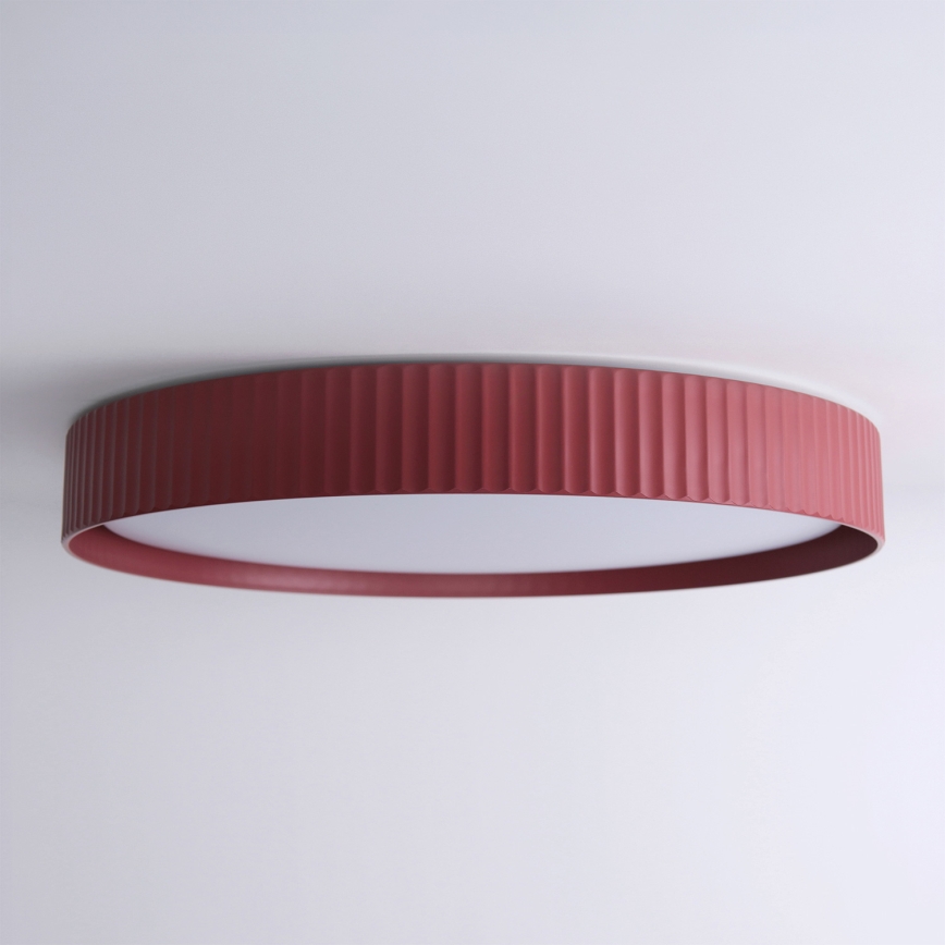 Brilagi - LED-dæmpbar loftlampe LUCIA LED/60W/230V 3000-6500K Ø59 cm rød + fjernbetjening