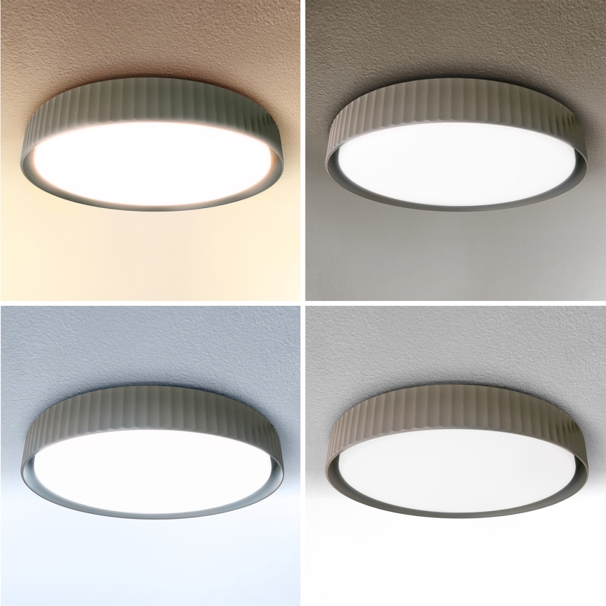 Brilagi - Dæmpbar LED-loftlampe LUCIA LED/60W/230V 3000–6500K Ø59 cm taupe + fjernbetjening