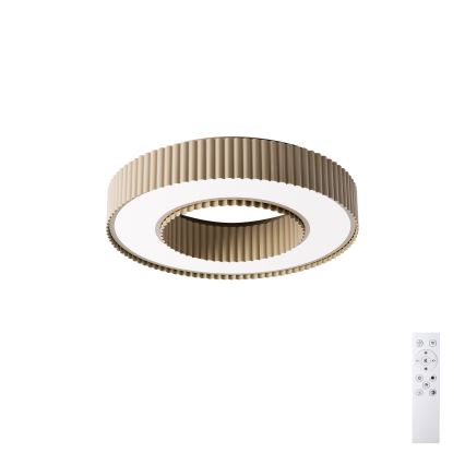 Brilagi - Dæmpbar LUMIX LED-loftlampe 48W/230V 3000–6000K beige Ø 50 cm + fjernbetjening