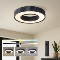 Brilagi - LED dæmpbar loftlampe LUMIX LED/48W/230V 3000-6000K sort Ø 50 cm + fjernbetjening