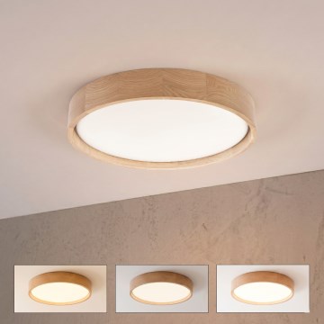 Brilagi - LED dæmpbar loftlampe MANAROLA SMART LED/24 W/230 V 3000–6000 K Wi-Fi Tuya Beacon Ø 41 cm eg + fjernbetjening