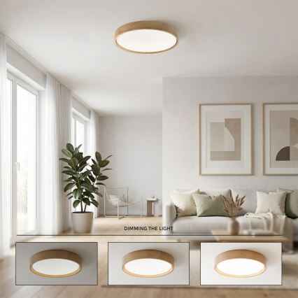 Brilagi - LED dæmpbar loftlampe MANAROLA SMART STARS LED/36W/230V 3000-6000K Wi-Fi Tuya Beacon Ø 51 cm + fjernbetjening