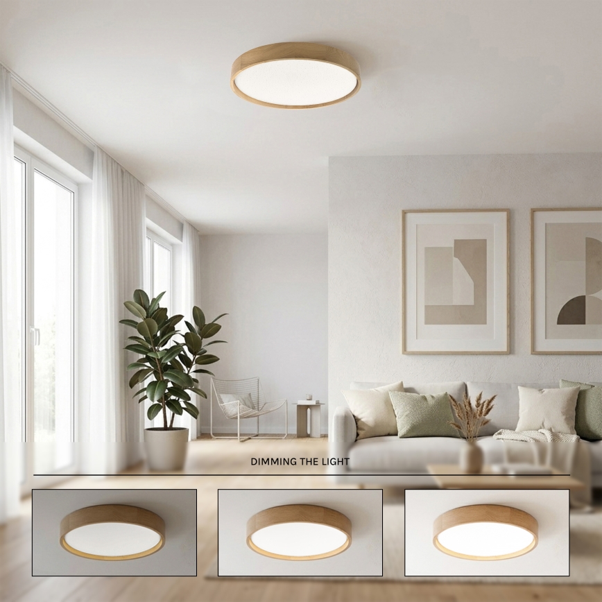 Brilagi - LED dæmpbar loftlampe MANAROLA SMART STARS LED/36W/230V 3000-6000K Wi-Fi Tuya Beacon Ø 51 cm + fjernbetjening